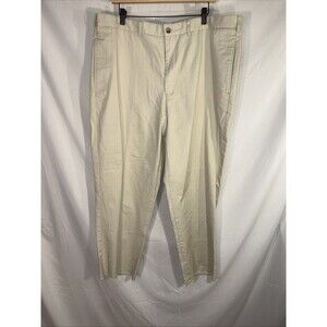 Lands End Men’s khaki Raw Hem Sz 42X29